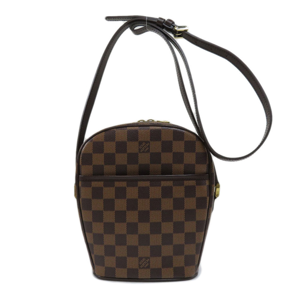 Louis Vuitton Ipanema PM Damier Ebene Shoulder Bag Canvas